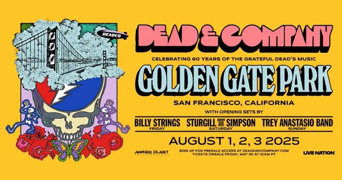 Dead Set Live: The Golden Gate Gathering – 60 Years of the Grateful Dead, Live and Unfiltered