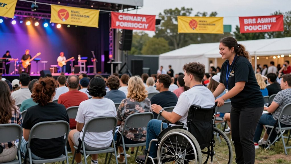 accessible concert accommodations ensured