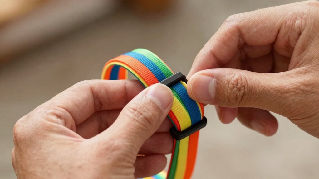 adjust wristband for comfort