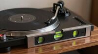 affordable turntable leveling test