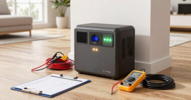 apartment backup power setup