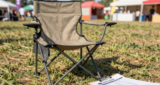 camping chair setup tips