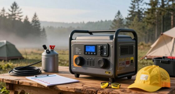 camping generator setup errors