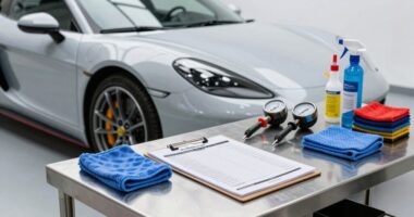 car show weekend prep