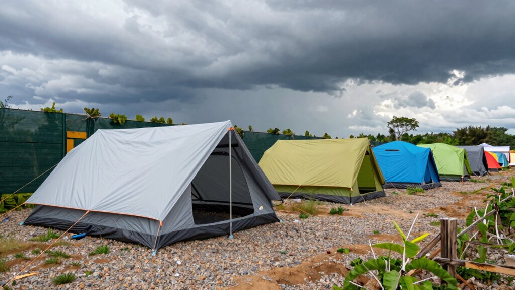 choose elevated sheltered site