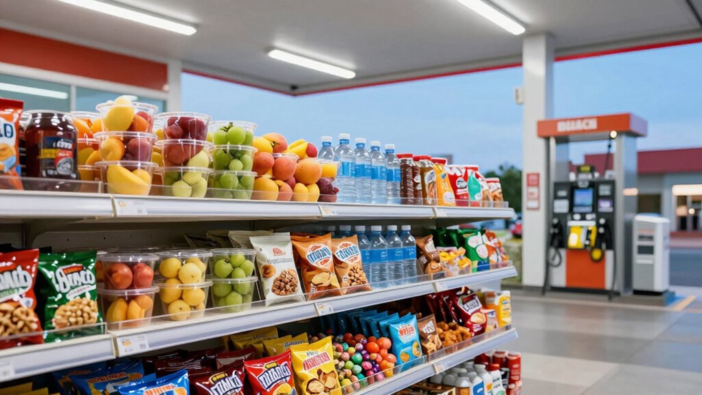 choose healthy gas station snacks