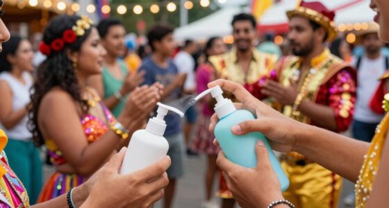 clean festival hygiene routine