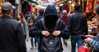 common pickpocket locations