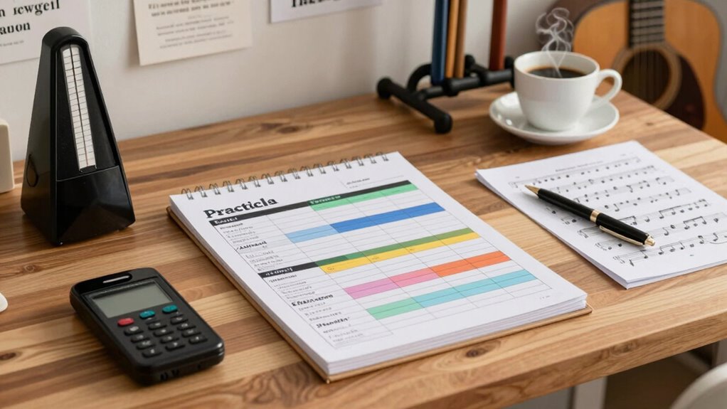 consistent goal oriented practice routine