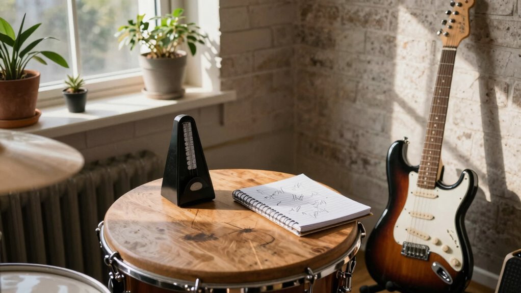 consistent metronome rhythm practice