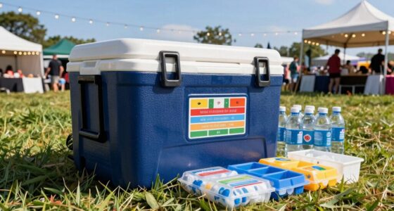 cooler setup festival checklist