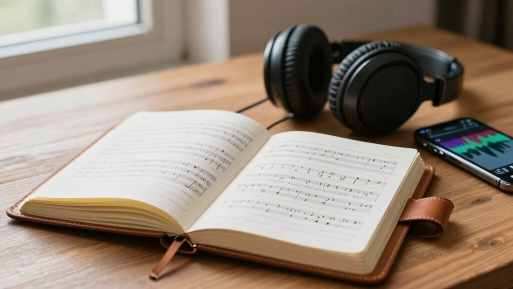 create a listening improvement journal