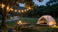 create basic camping lighting