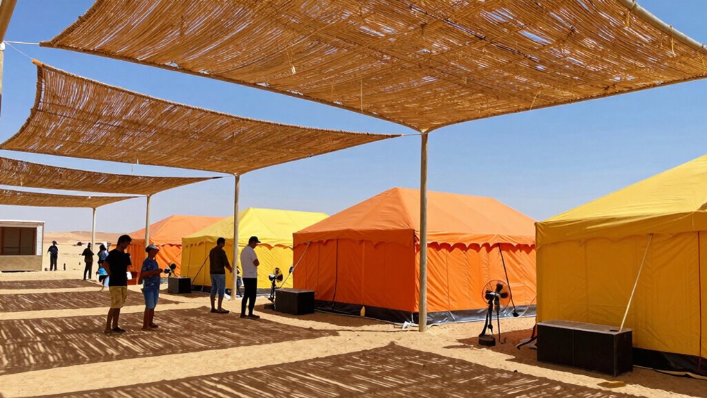 create effective shade shelters