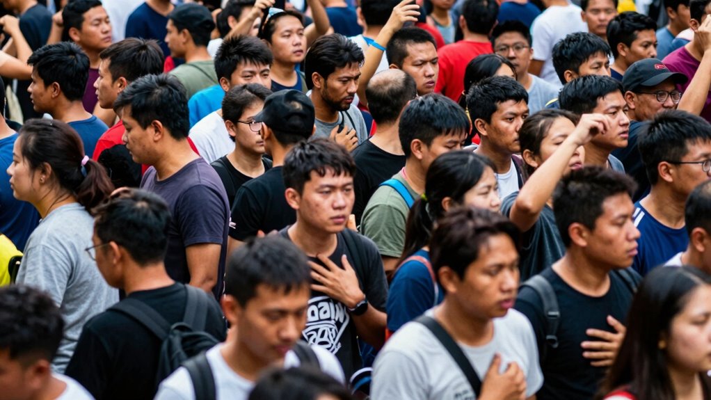 crowd density increases danger