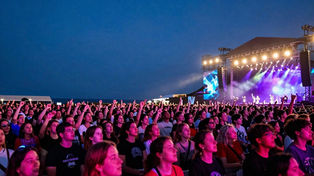 decibel levels at events