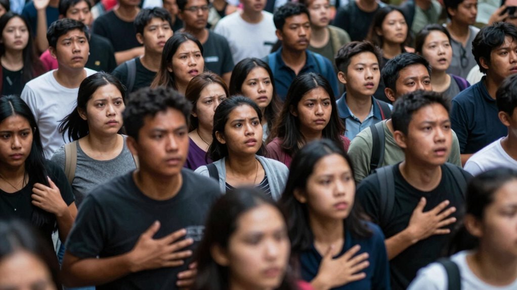 detect signs of crowd panic