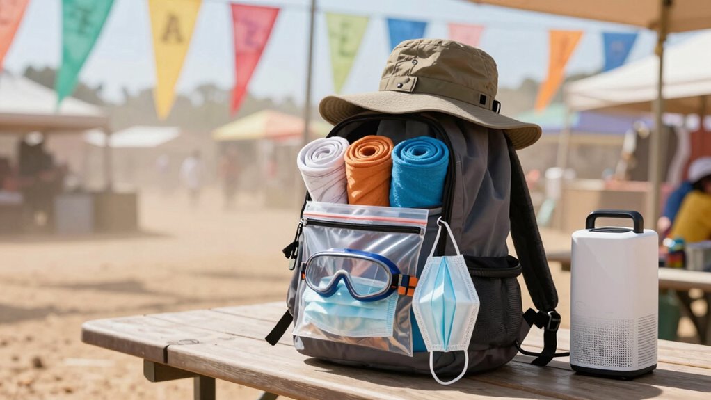 dust proof festival clothing essentials
