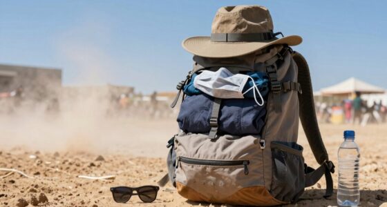 dustproof festival packing tips