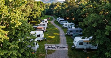 early arrival improves campsite choices