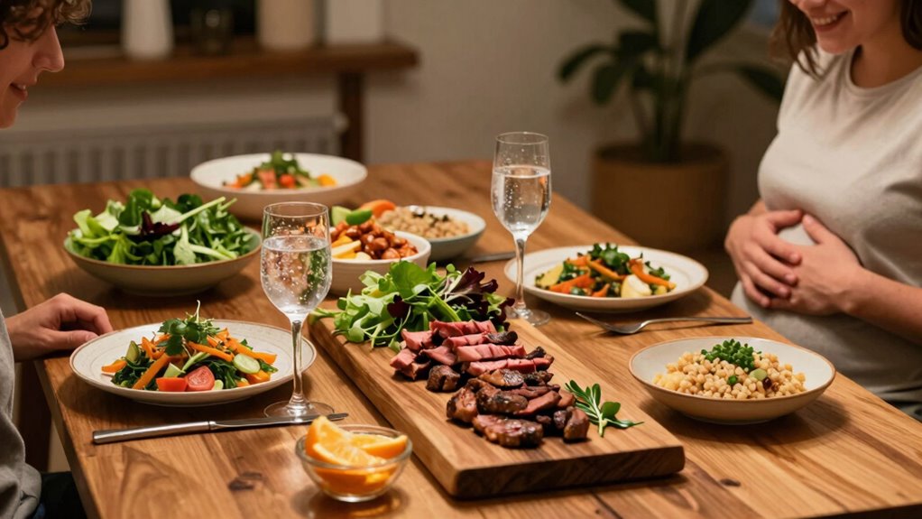 eat smaller balanced meals