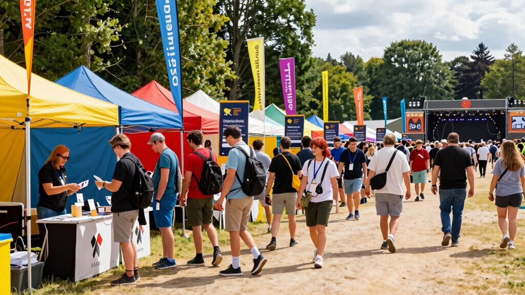 efficient festival check in process