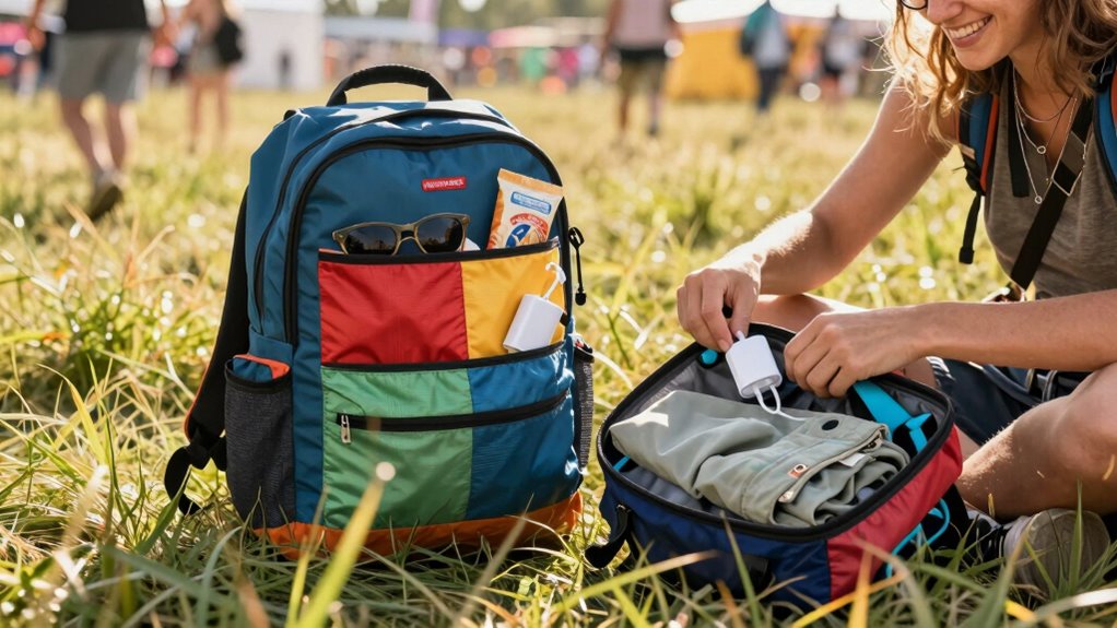 efficient festival packing strategy