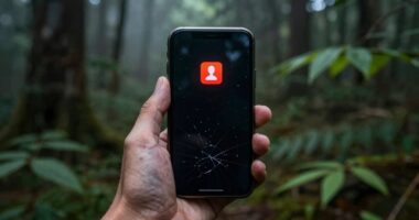 emergency cell service screenshot