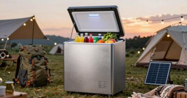 festival camping fridge selection