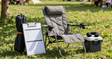 festival chair setup tips