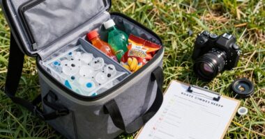 festival cooler packing tips