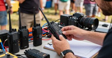 festival radio setup tips