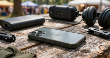 festival rugged smartphone setup