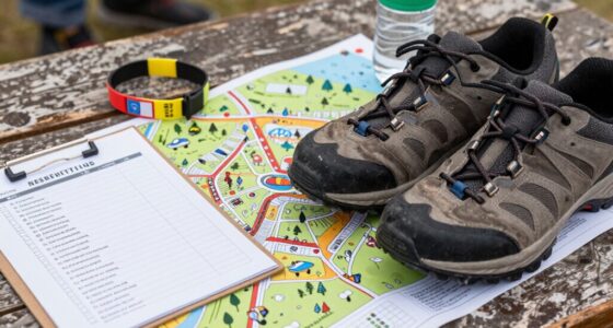 festival walking shoe checklist