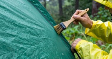 fix tent leak quickly