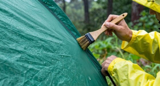 fix tent leak quickly