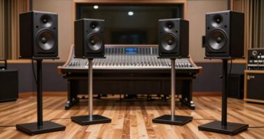 heavy duty studio monitor stands