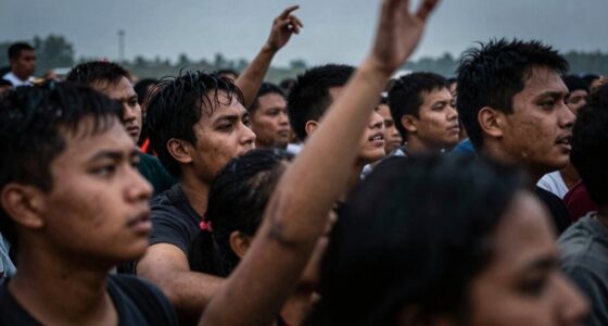 identifying crowd safety signs