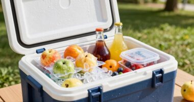 layered ice and items