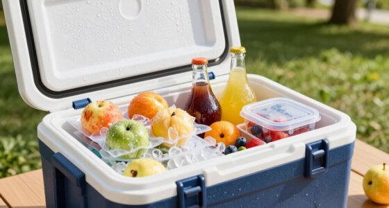 layered ice and items