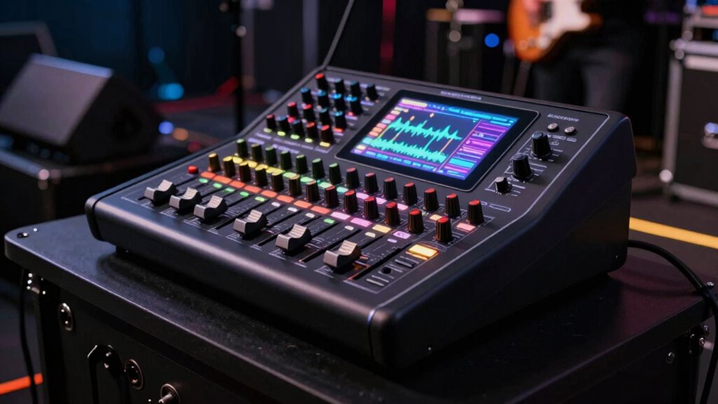 live band digital mixer selection