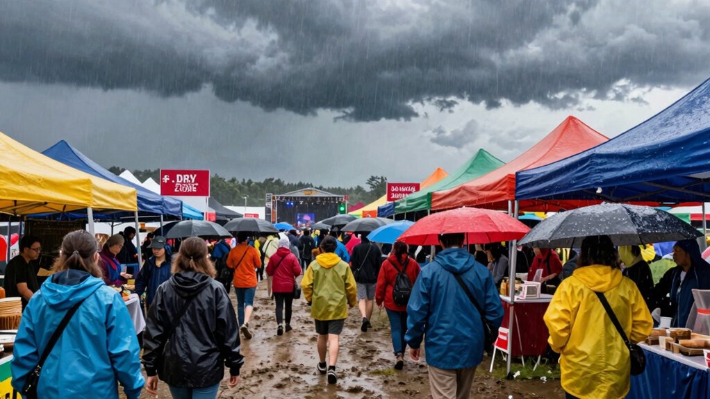 locate tents and shelters