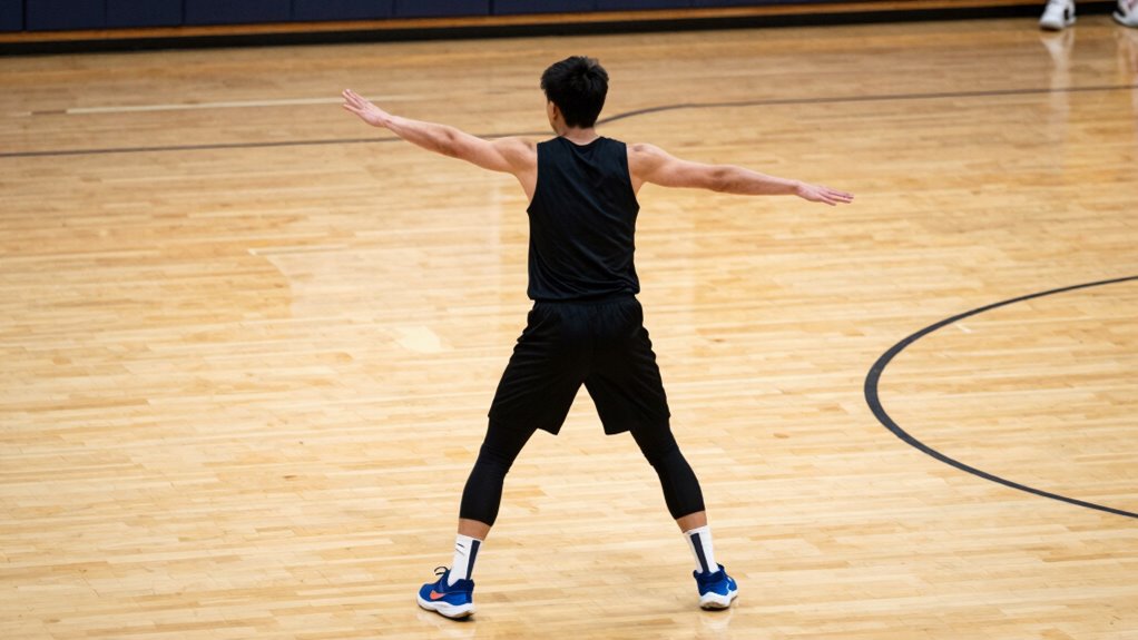 maintain proper court spacing