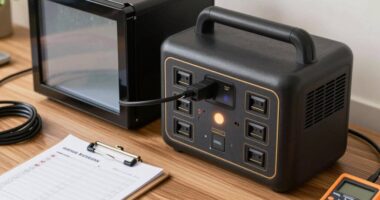 mini fridge power setup