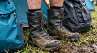 muddy festival hiking precautions