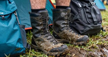 muddy festival hiking precautions