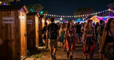 night festival bathroom safety