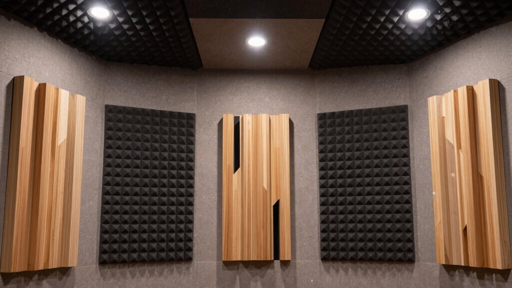 optimize sound absorption and diffusion