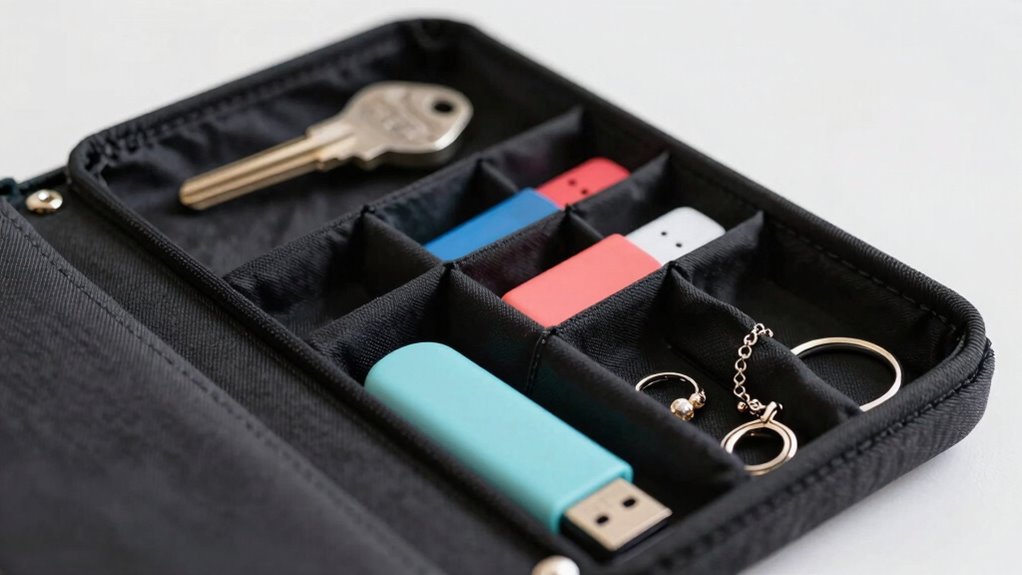 organize small essentials efficiently