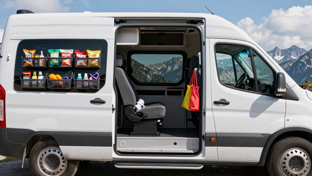 organize trash and essentials